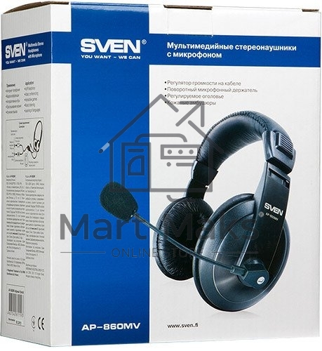 Наушники SVEN AP-860MV Наушники с микрофоном