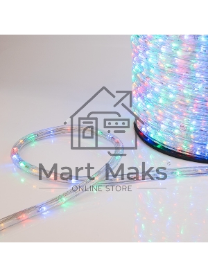 Дюралайт Neon-night LED, свечение с динамикой (3W) - мульти (RYGB), 36 LED/м, бухта 100м