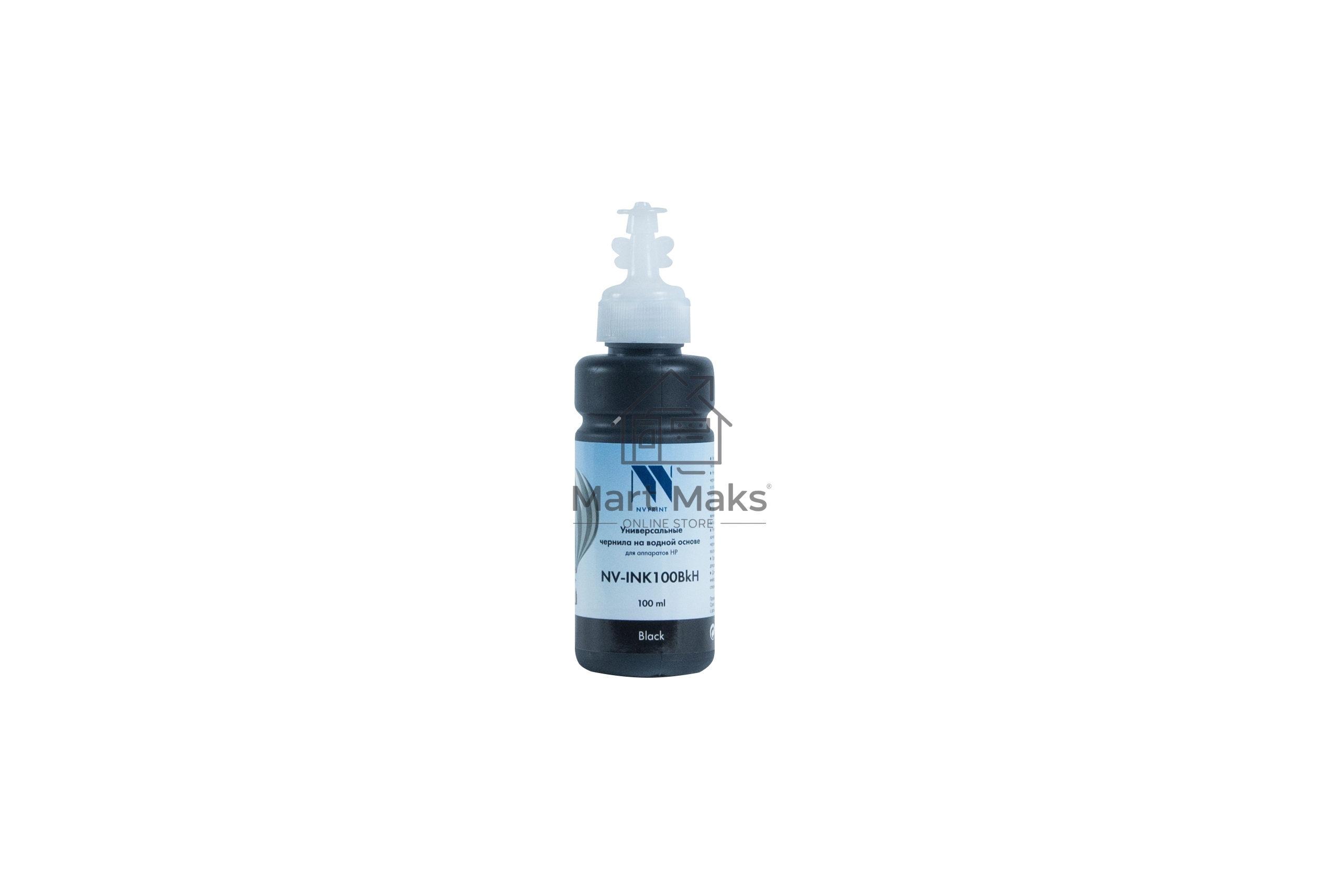 Чернила NV-INK100 Black универсальные на водной основе для аппаратов НР (100 ml) (Китай)