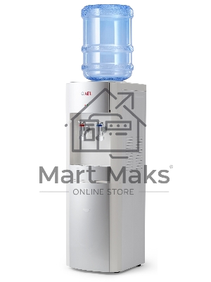 Кулер AEL LD-AEL-28 напольный электронный белый/серебристый