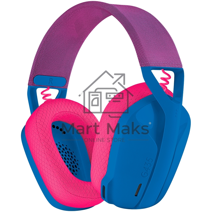 Гарнитура Logitech Headset G435 LIGHTSPEED Wireless Gaming BLUE - Retail