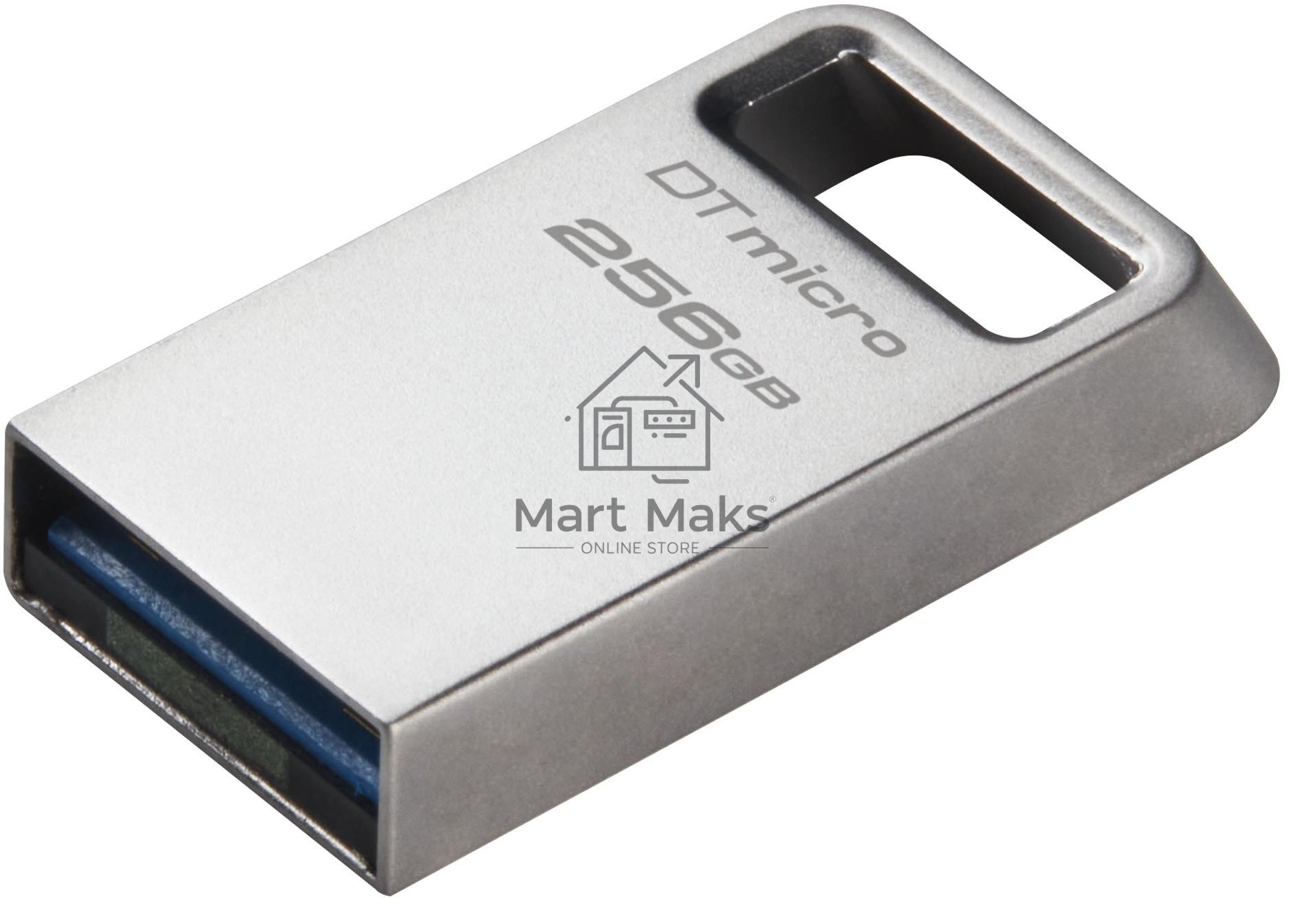 Флешка USB R/W Kingston 256Gb DataTraveler Micro DTMC3G2/256GB USB3.0 серебристый