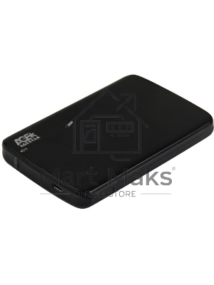 Внешний корпус для HDD/SSD AgeStar 31UB2A12C SATA пластик/алюминий черный 2.5
