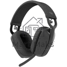 Гарнитура Logitech ZONE Vibe 100 серый, беспроводная, Bluetooth, до 20 ч