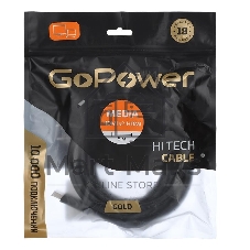 Кабель GoPower HDMI (M)-HDMI (M) 5.0M 00-00027307 черный