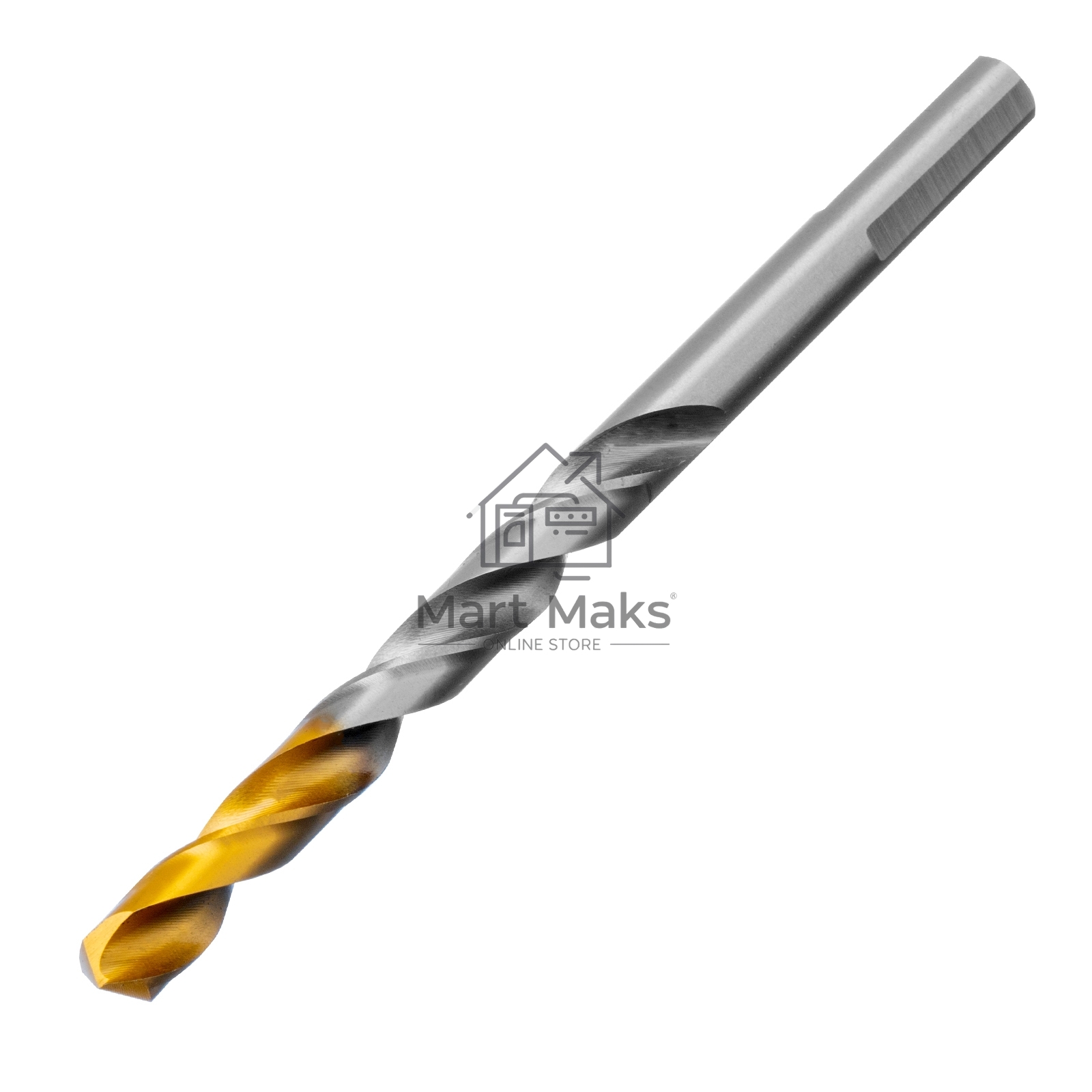 Сверло спиральное по металлу 7,0 x 109мм, Р6М5, Golden Tip Denzel