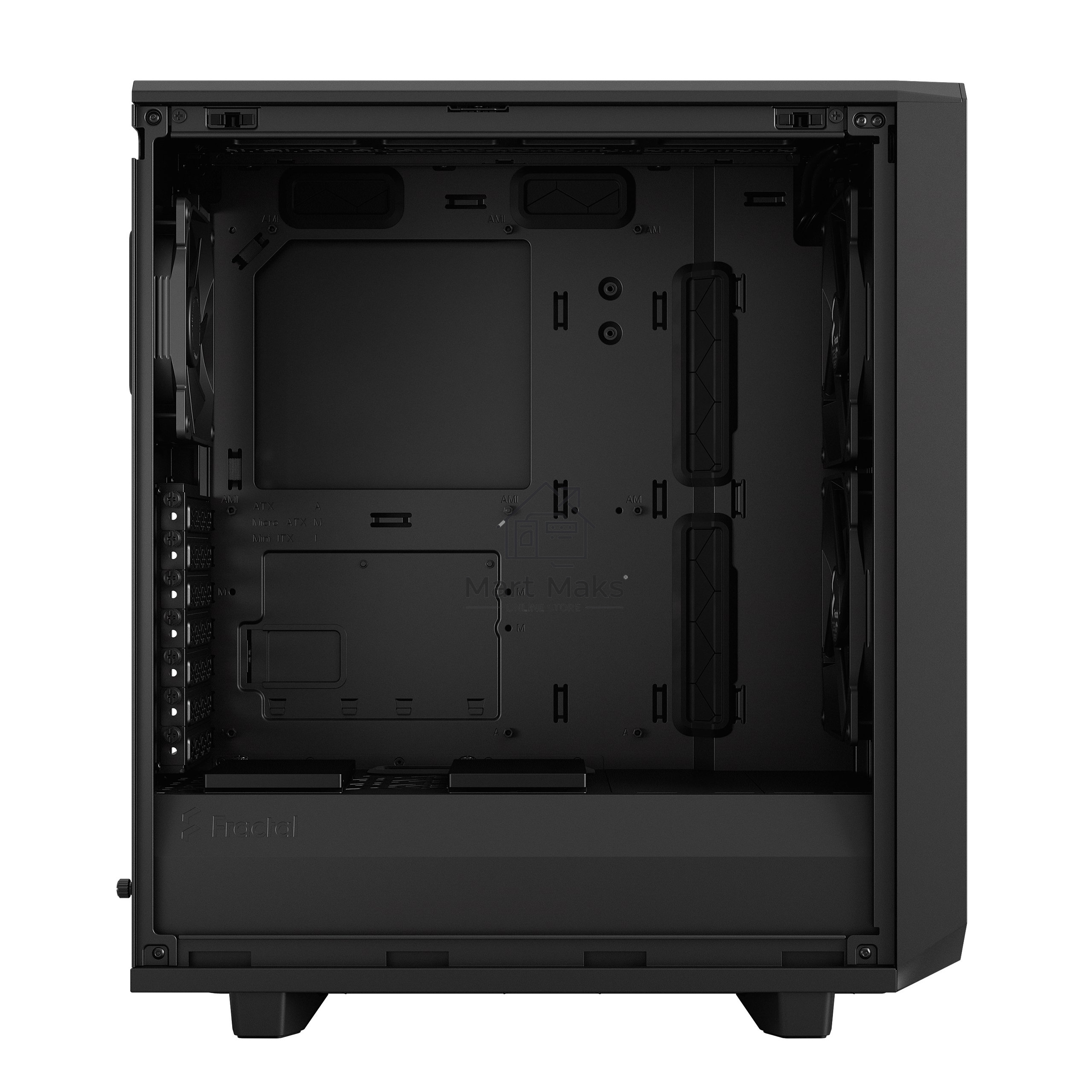 Корпус Fractal Design MESHIFY 2 COMPACT BLACK / ATX / 2x140mm & 1x120mm fans inc. / FD-C-MES2C-01