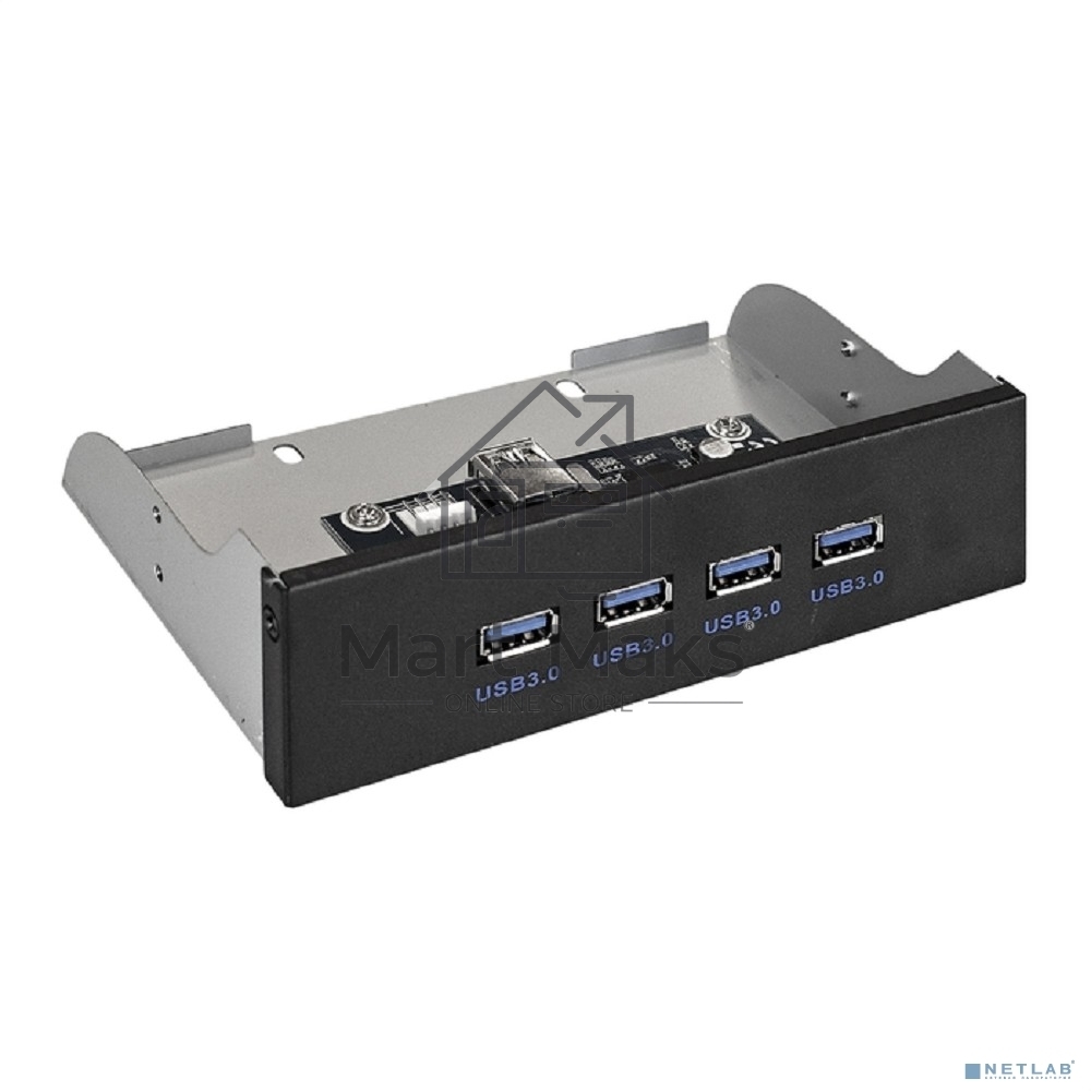 Планка USB на переднюю панель ExeGate EX289290RUS U5H-625, 5,25