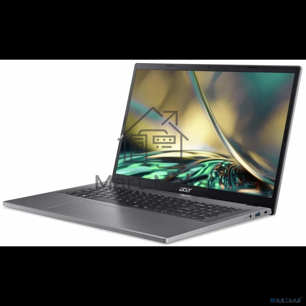 Ноутбук Acer Aspire 3 A317-55P-C3XL серебристый N100 8Gb SSD 512Gb Intel UHD Graphics 17.3
