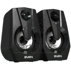 Акустическая система SVEN 370 2.0 черные (2x2W, USB, RGb подсветка)