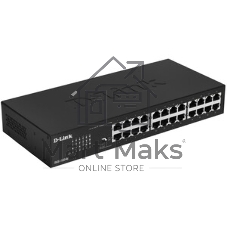 Коммутатор D-Link DGS-1024D/J1A, 24×1 Гбит/с, неуправляемый