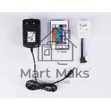 Комплект светодиодной ленты GS2401 5050 30Led/ 7.2W m/ 12V IP20 RGB/ 5000*10*1.87mm (4 конт.)