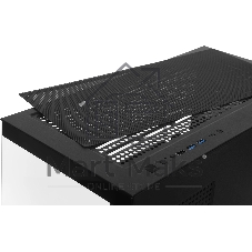Корпус ACCORD ACC-ZA11B AR Black, Midi-Tower, чёрный, 4 x 120 мм