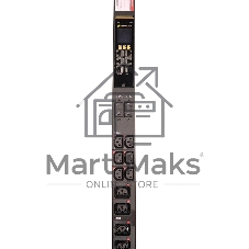 Блок распределения питания Lanmaster LAN-PDUVG332C-36L12Z-03BK верт.размещ. 36xC13 12xC39 с мониторингом 3x32A IEC 309 3м