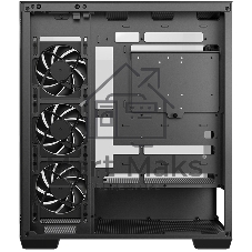 Компьютерный корпус Deepcool CG580 4F V2 без БП, боковое окно (панорама), 4x120мм ARGB PWM вентилятора, черный, ATX (R-CG580-BKADA4-G-2)