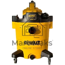 Строительный пылесос DeWalt DXV245P 1400Вт (уборка: сухая/влажная) желтый