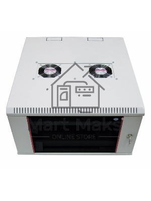 Шкаф телеком. настенный разборный 15U (600х550), съемные стенки, дверь стекло (ШРН-М-15.500) (1 коробка)