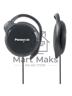 Наушники накладные Panasonic RP-HS46E-K 1.1м черный проводные (крепление за ухом)