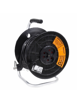 Удлинитель силовой на катушке 4 гнезда с/з 40 м 3х1 мм² STANDART PROCONNECT