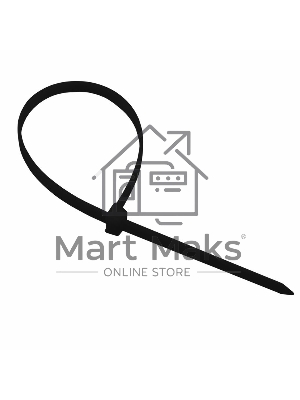 Хомут-стяжка кабельная нейлоновая Rexant 600 x7.6 мм, черная, упаковка 100 шт.