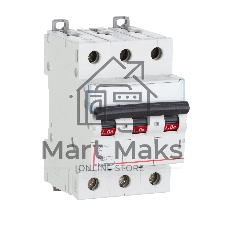 Выключатель автоматический модульный 3п C 10А 6кА DX3-E Leg 407289