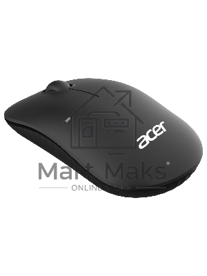 Мышь беспроводная Acer OMR130 черный, 1200 dpi, радиоканал, USB, кнопки - 3