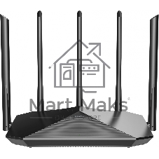 Роутер беспроводной Digma DWR-AX1501 AX1500 10/100/1000BASE-TX черный (упак.:1шт)