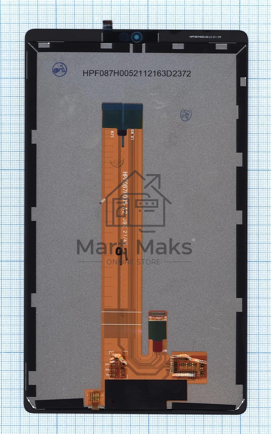 Модуль (матрица + тачскрин) для Samsung Galaxy Tab A7 Lite SM-T220N черный