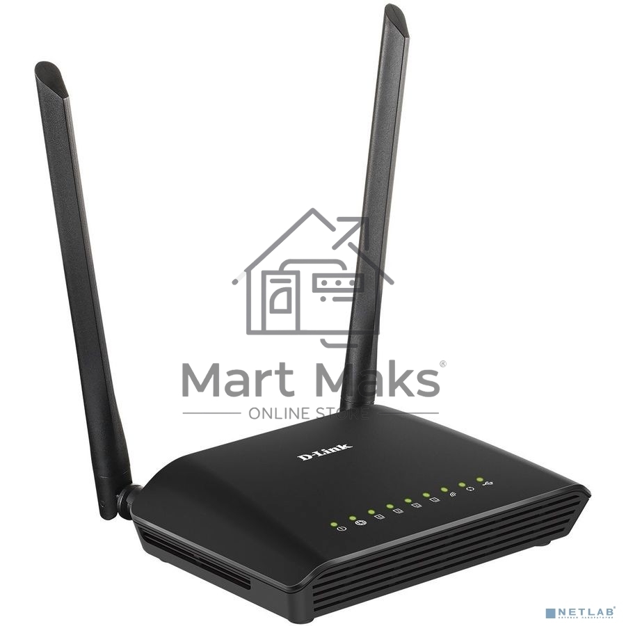 Роутер беспроводной D-Link DIR-620S/RU/B1A N300 черный