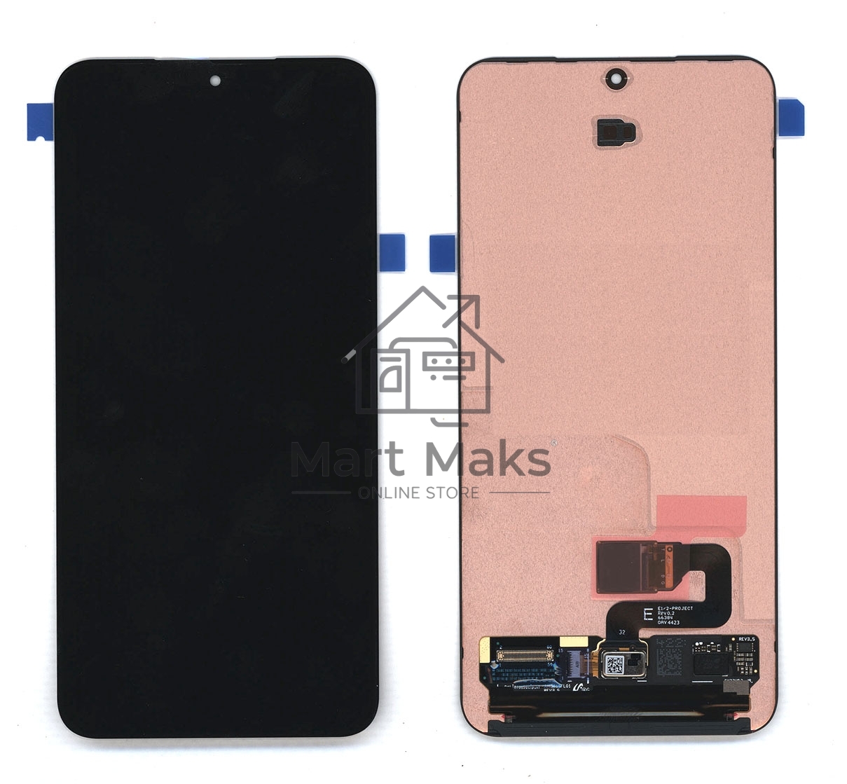 Дисплей (модуль) в сборе с тачскрином для Samsung Galaxy S24 черный orig lcd