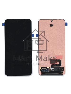 Дисплей (модуль) в сборе с тачскрином для Samsung Galaxy S24 черный orig lcd