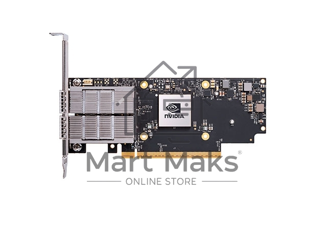 Сетевая карта Infiniband NVIDIA ConnectX-7 adapter card, 200Gb/s NDR200 IB, Single-port OSFP, PCI e 5.0 x16 Extension option (Socket Direct ready), Secure boot, No Crypto, Tall Bracket