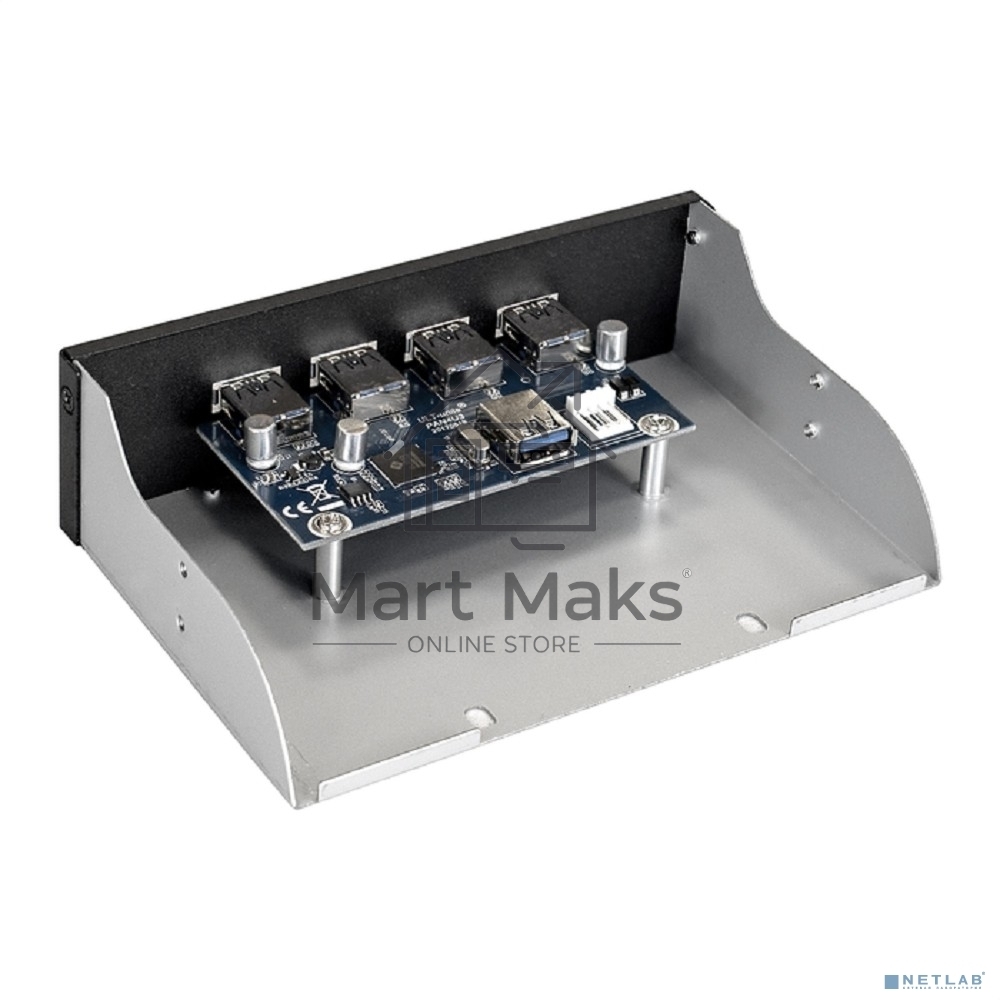 Планка USB на переднюю панель ExeGate EX289290RUS U5H-625, 5,25