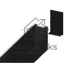 GL1058 BK черный заглушка для шинопровода Magnetic 220V 30.6*56*2 (2шт)