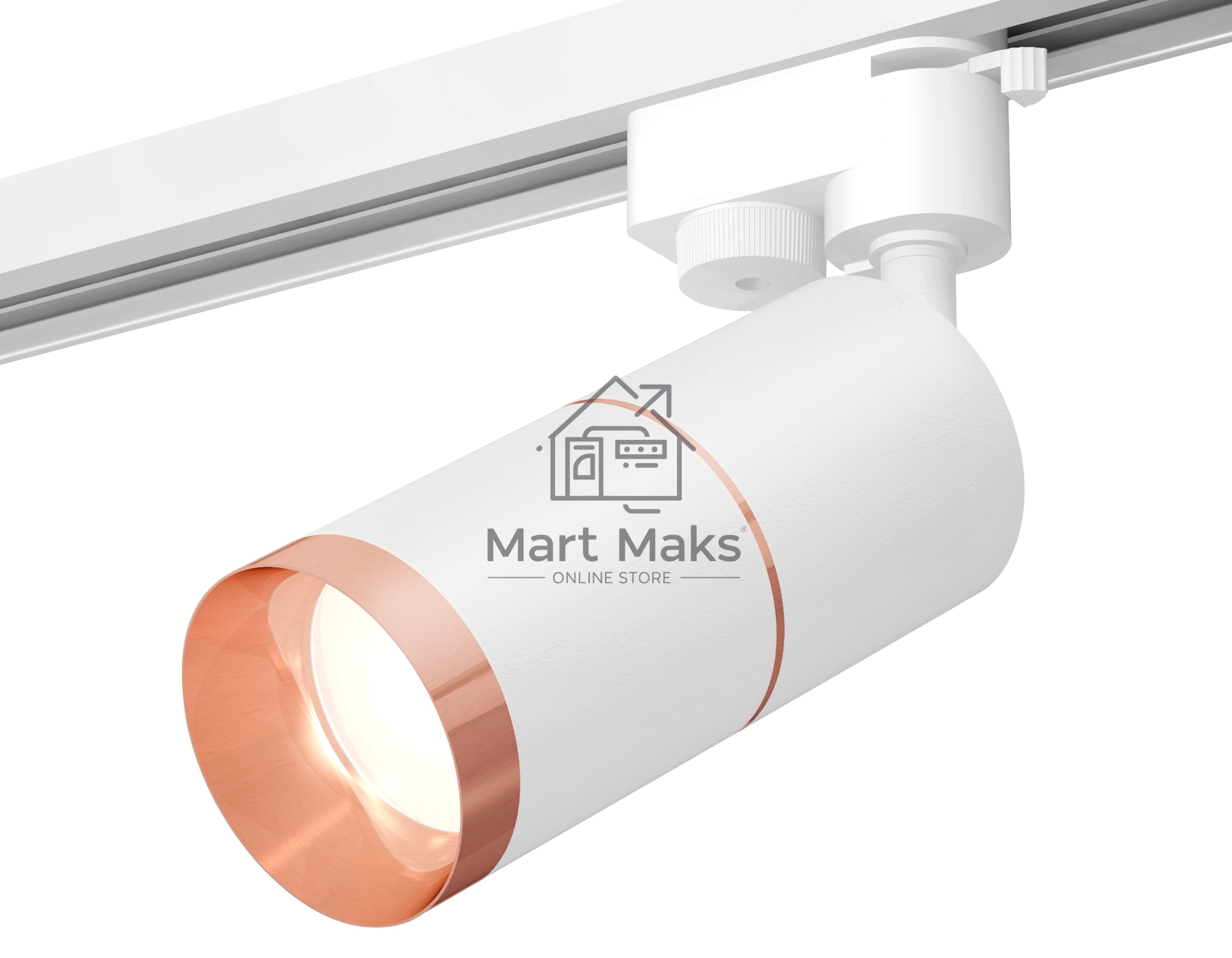Светильник Ambrella light XT6301031 SWH/PPG белый песок/золото розовое полированное MR16 GU5.3 (A2520,C6301,A2063,C6301,N6135)