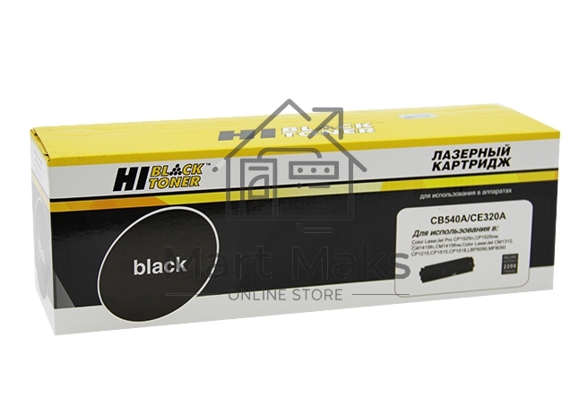 Картридж лазерный HP CLJ CM1300/CM1312/CP1210/CP1525/CM1415 (Hi-Black) CB540A/CE320A, BK, 2,2K