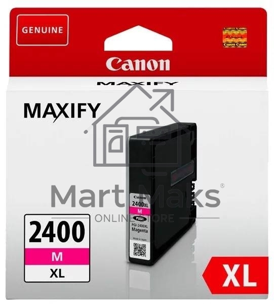 Картридж струйный Canon PGI-2400XL пурпурный, 1500 стр., для MAXIFY iB4040/МВ5040/МВ5340