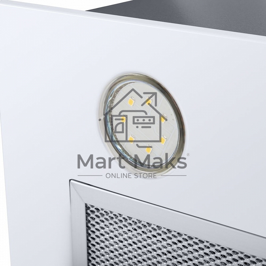Вытяжка встраиваемая Maunfeld Crosby Power 60 белый, 60 см, 1050 куб. м/ч, 51.8 дБ