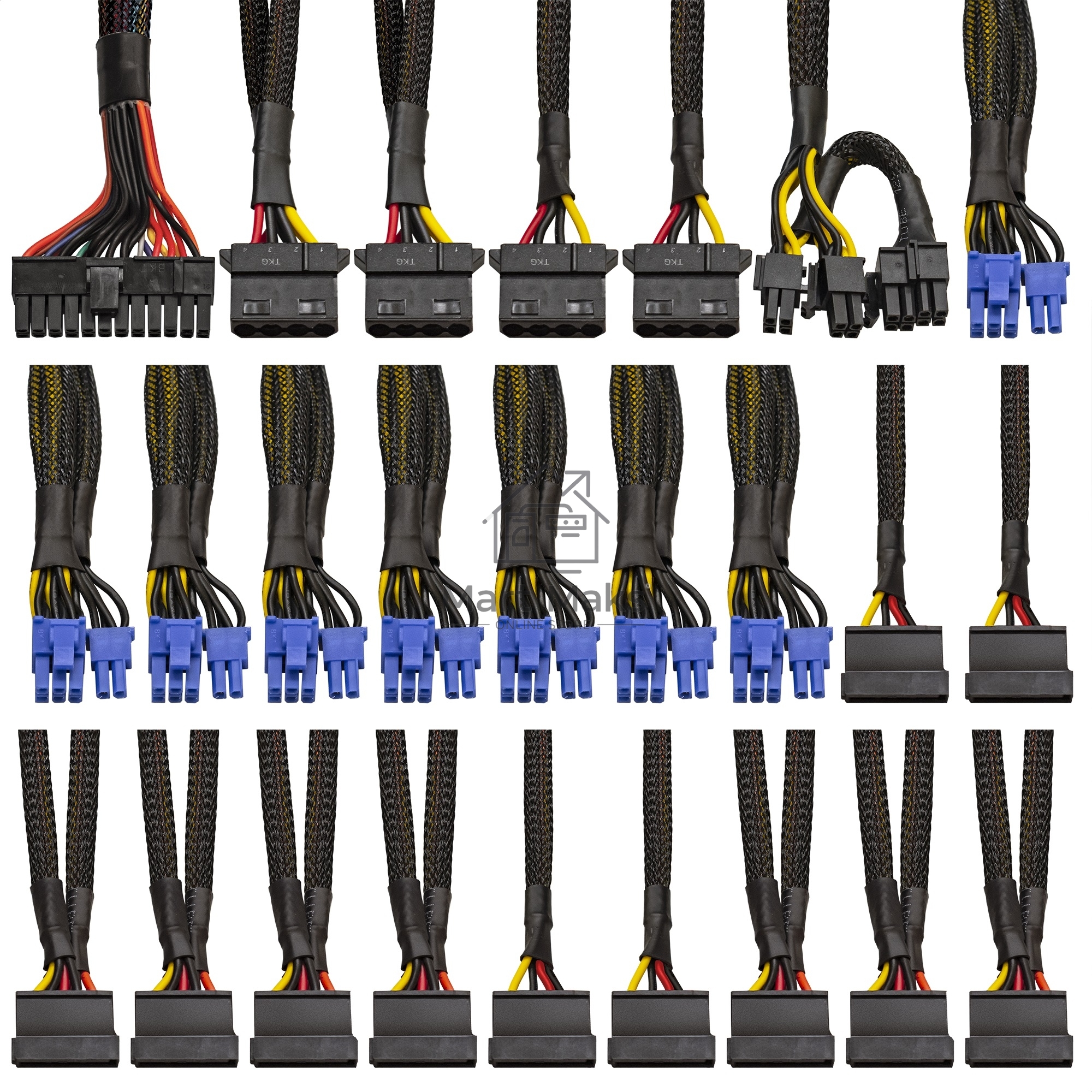 Серверный блок питания1200W ExeGate EX292199RUS ServerPRO-1200RADS (ATX, for 3U+ cases, КПД 82% (80 PLUS), 14cm fan, 24pin, 2(4+4)pin, 6xPCIe, 8xSATA, 4xIDE, Cable Management, black)