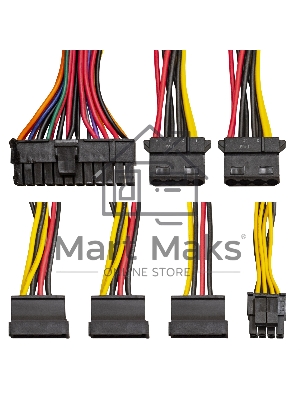 Блок питания ExeGate F300S (EX288876RUS), 300Вт, 40мм, серебряный