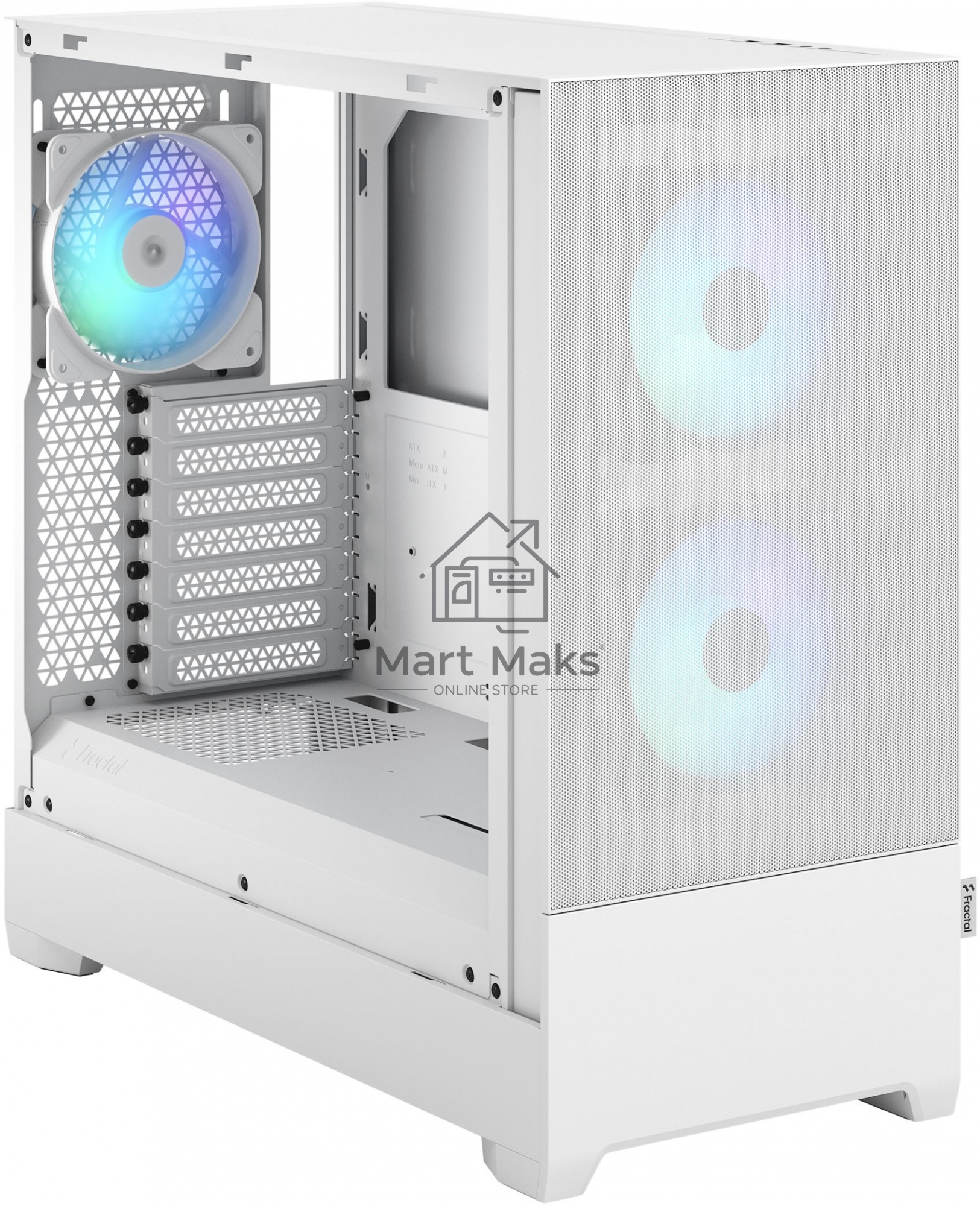 Корпус Fractal Design Pop Air RGB White TG Clear Tint FD-C-POR1A-01