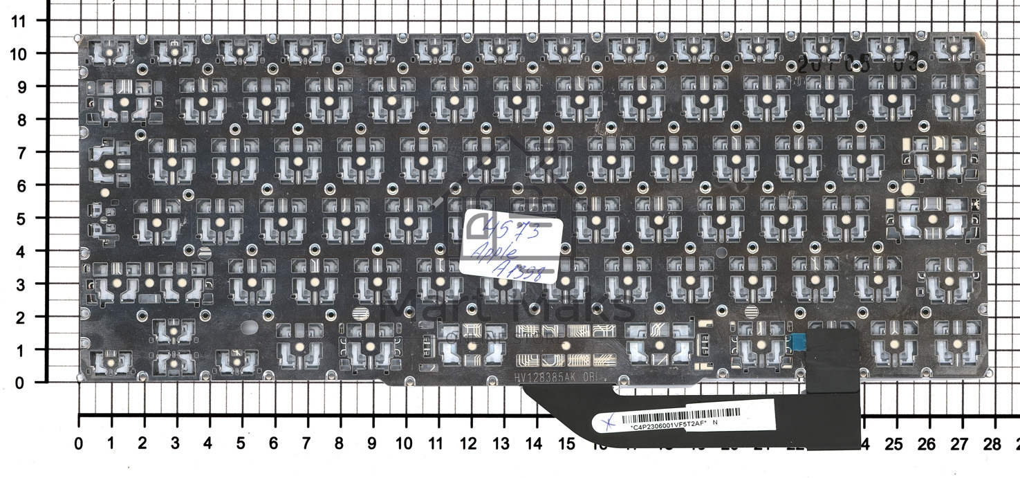 Клавиатура для ноутбука MacBook Pro A1398 большой Enter