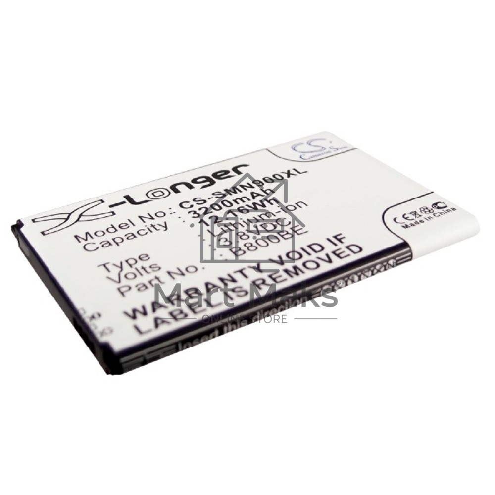 Аккумулятор CameronSino CS-SMN900XL (B800BC) для Samsung Note 3 N9000 3.8V / 3200mAh / 12.16Wh