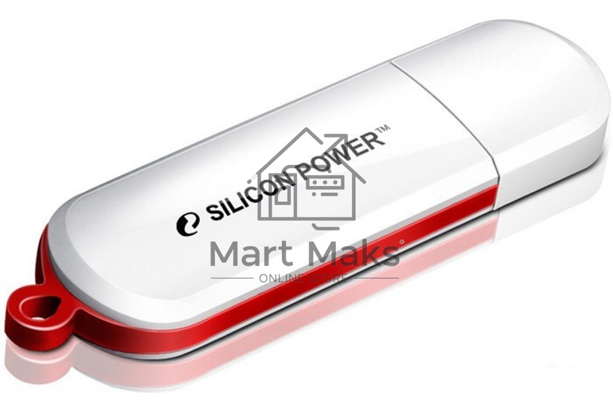 Флешка USB Silicon Power R/W 8Gb LuxMini 320 SP008GBUF2320V1W USB2.0 белый