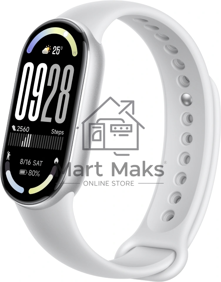 Фитнес-браслет XIAOMI Smart Band 10 Glacier Silver (BHR07PSGL)