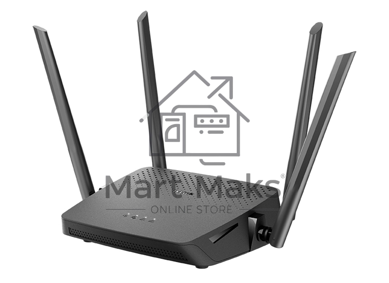 Роутер беспроводной D-Link DIR-825/RU/R7 (DIR-825/RU/R7A) AC1200 10/100/1000BASE-T черный