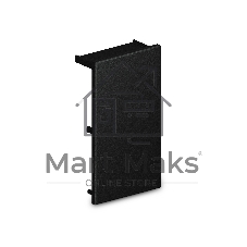 GL1058 BK черный заглушка для шинопровода Magnetic 220V 30.6*56*2 (2шт)