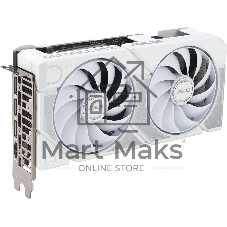 Видеокарта ASUS GeForce RTX 5060 TI DUAL WHITE OC, NVIDIA RTX 5060 Ti, 16 ГБ GDDR7, 128 бит, PCI-e 5.0, 1xHDMI, 3xDP, 2632 МГц
