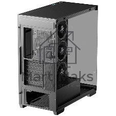 Компьютерный корпус Deepcool CG580 4F V2 без БП, боковое окно (панорама), 4x120мм ARGB PWM вентилятора, черный, ATX (R-CG580-BKADA4-G-2)