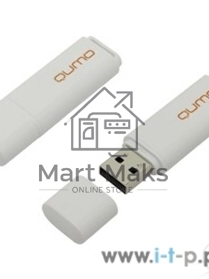 Флешка USB 2.0 QUMO 8 Gb Optiva 01 белый QM8GUD-OP1-белый